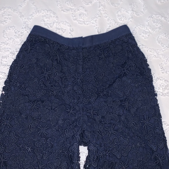 KOBI HALPERIN CROPPED CROCHET WIDE LEG PANTS - Picture 9 of 11